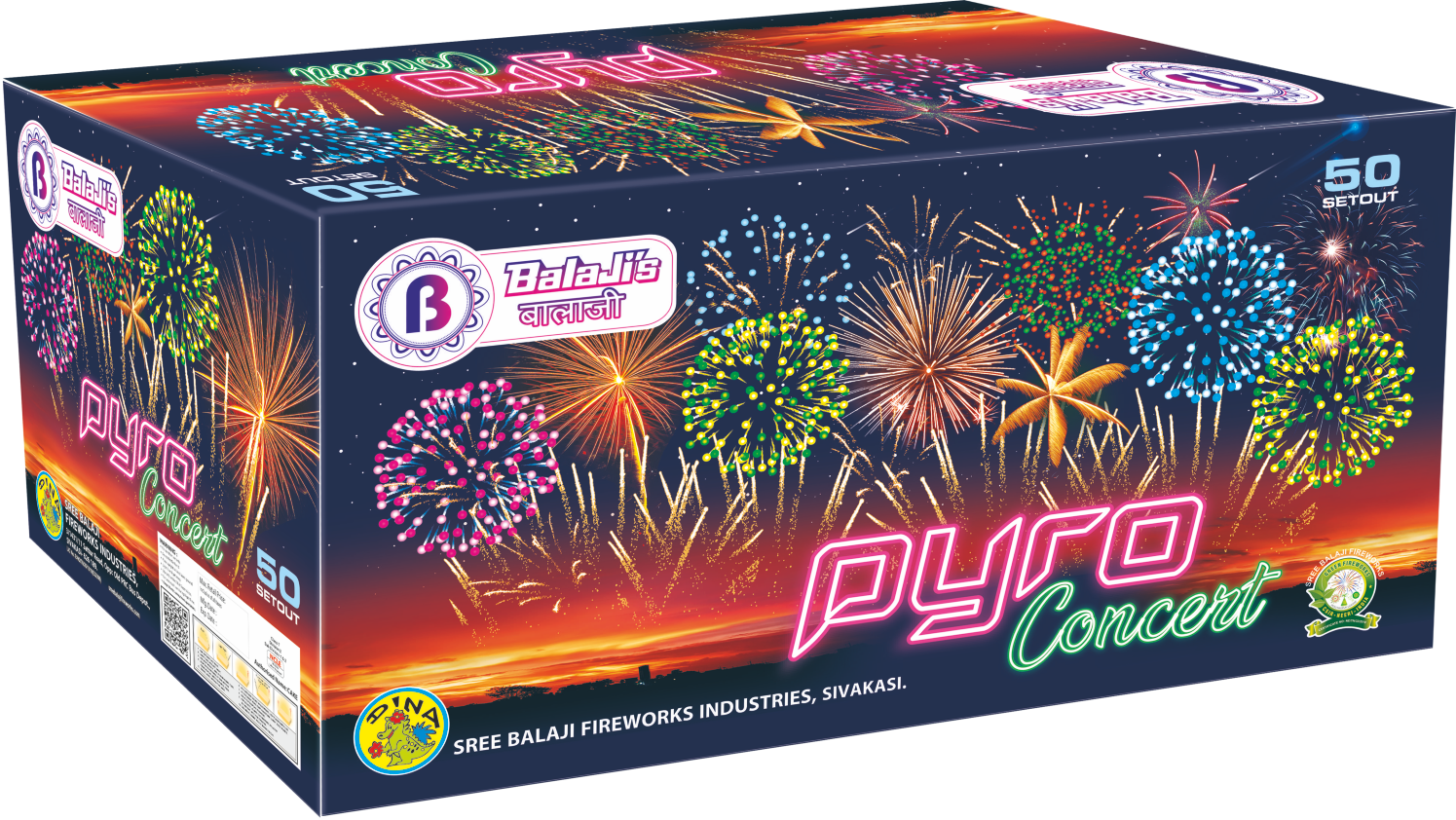 Pyro Concert - 50 Setout Shots